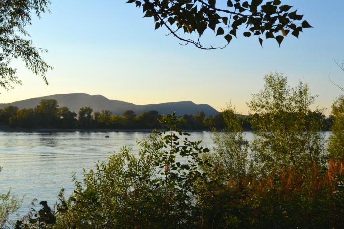 A shot of the Danube in Göd.